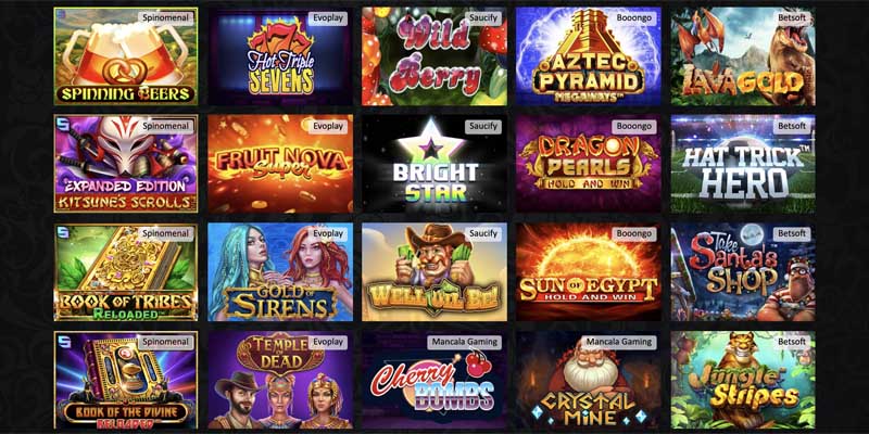 Screenshot Harrys Casino-Spiele